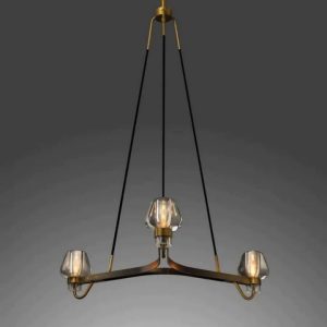 Home favola 3 light chandelier