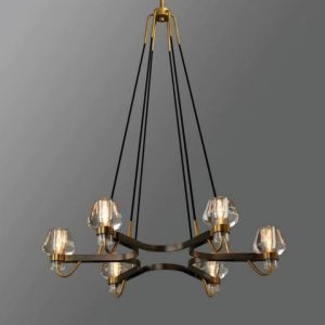 Home favola 6 light chandelier