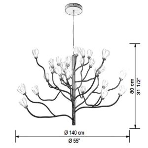 mokuren chandelier