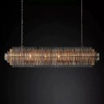 serein rectangular chandelier 54"