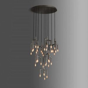 sillage 10 light cirular chandelier
