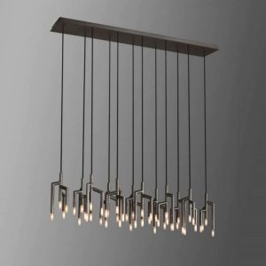 sillage linear chandelier